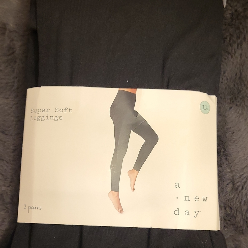 A New Day Super Soft Black Leggings